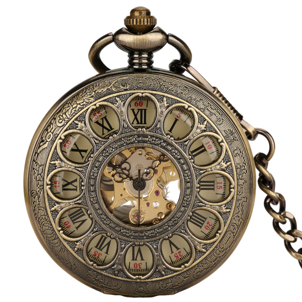 Quick Glance Mechanical Pocket Watch